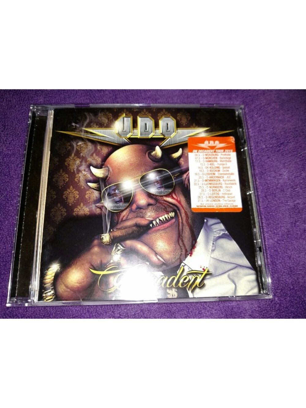 UDO accept solo cd DECADENT